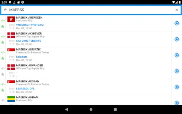 VesselFinder Free android App screenshot 11