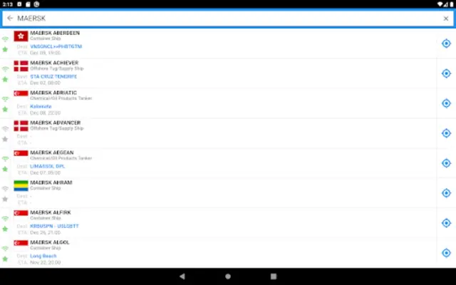 VesselFinder Free android App screenshot 2